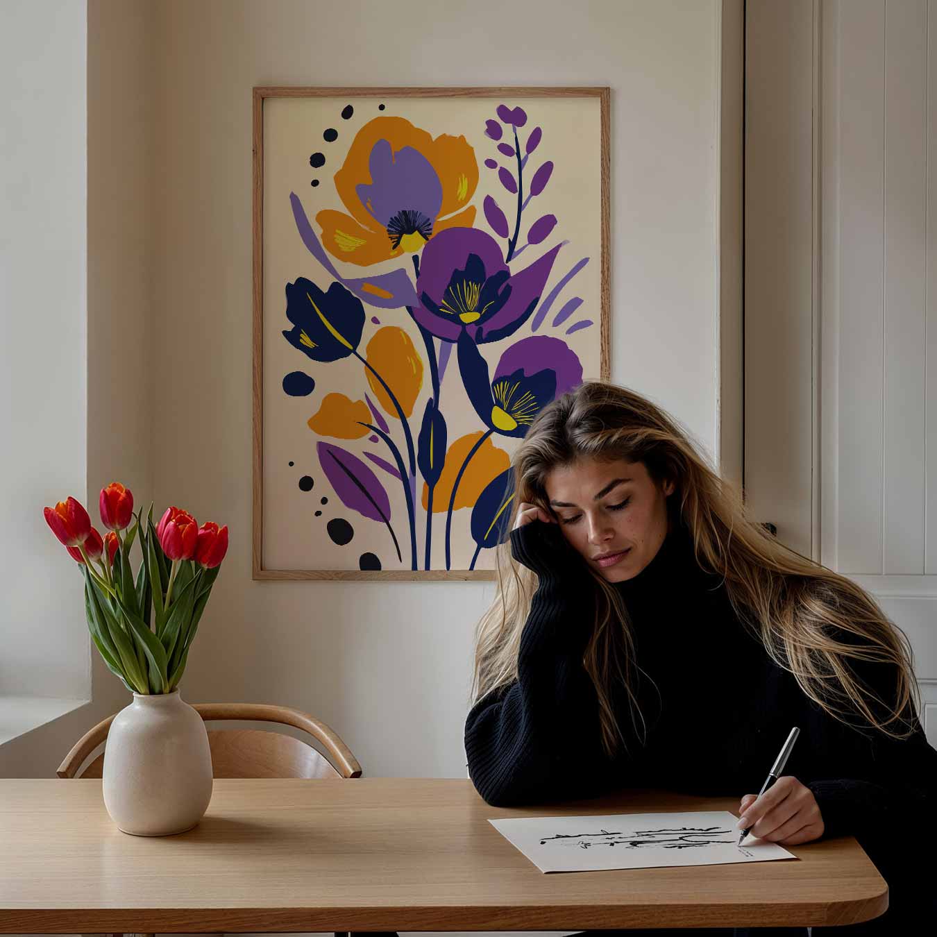 Bloemenpracht Poster-WallArtistic