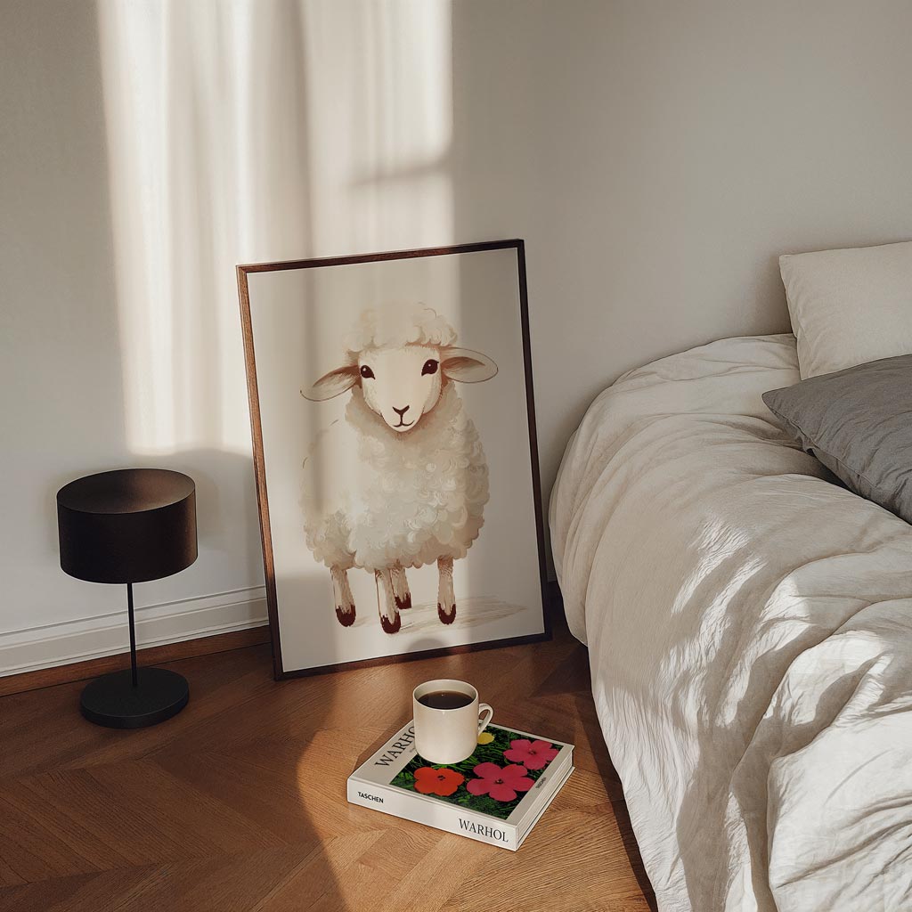 Schattige Schapen Poster-WallArtistic