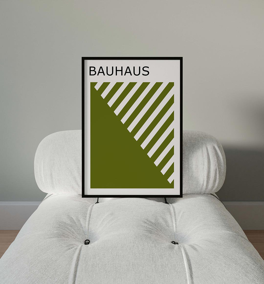 Diagonal lijnen Poster