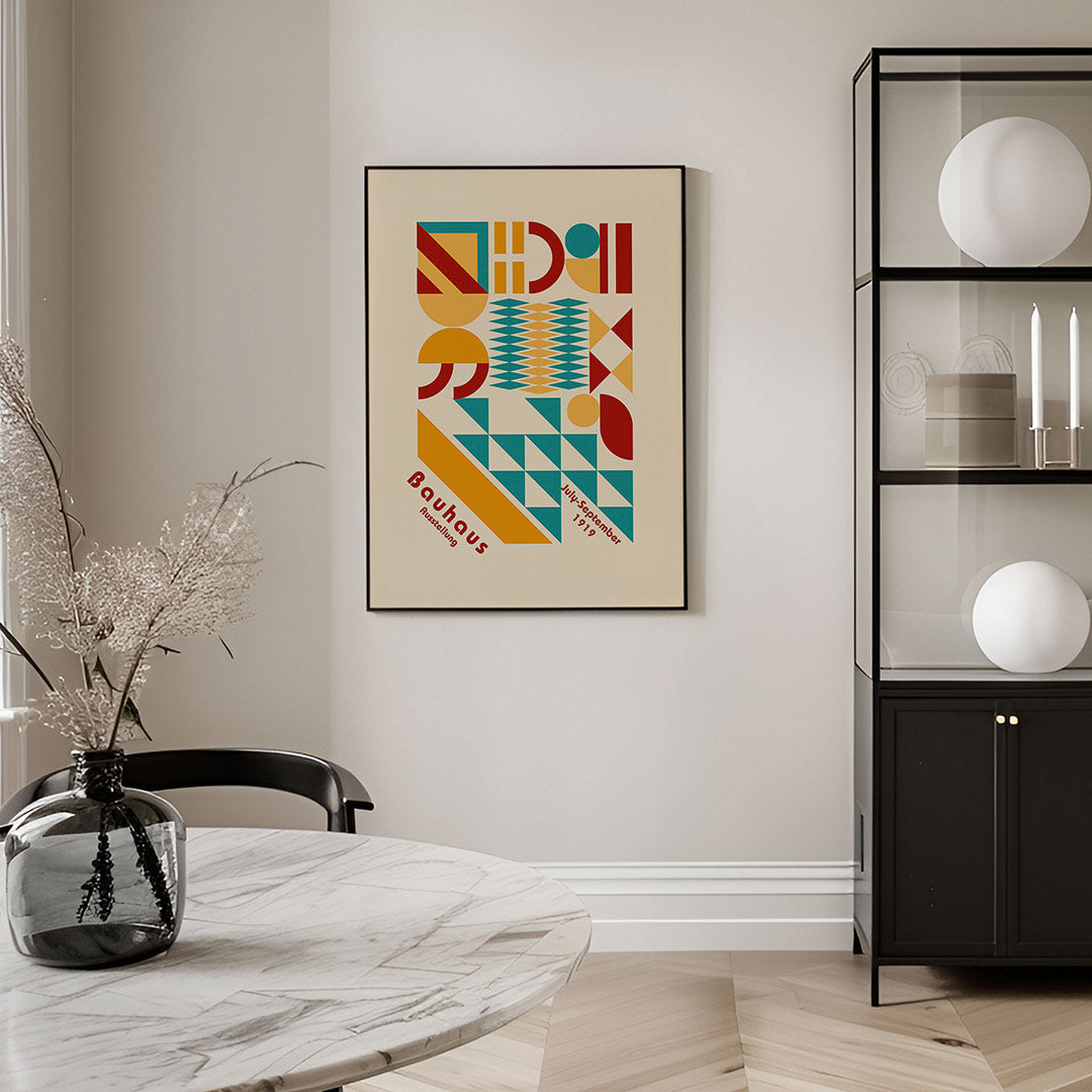 Vormritme en kleur Poster