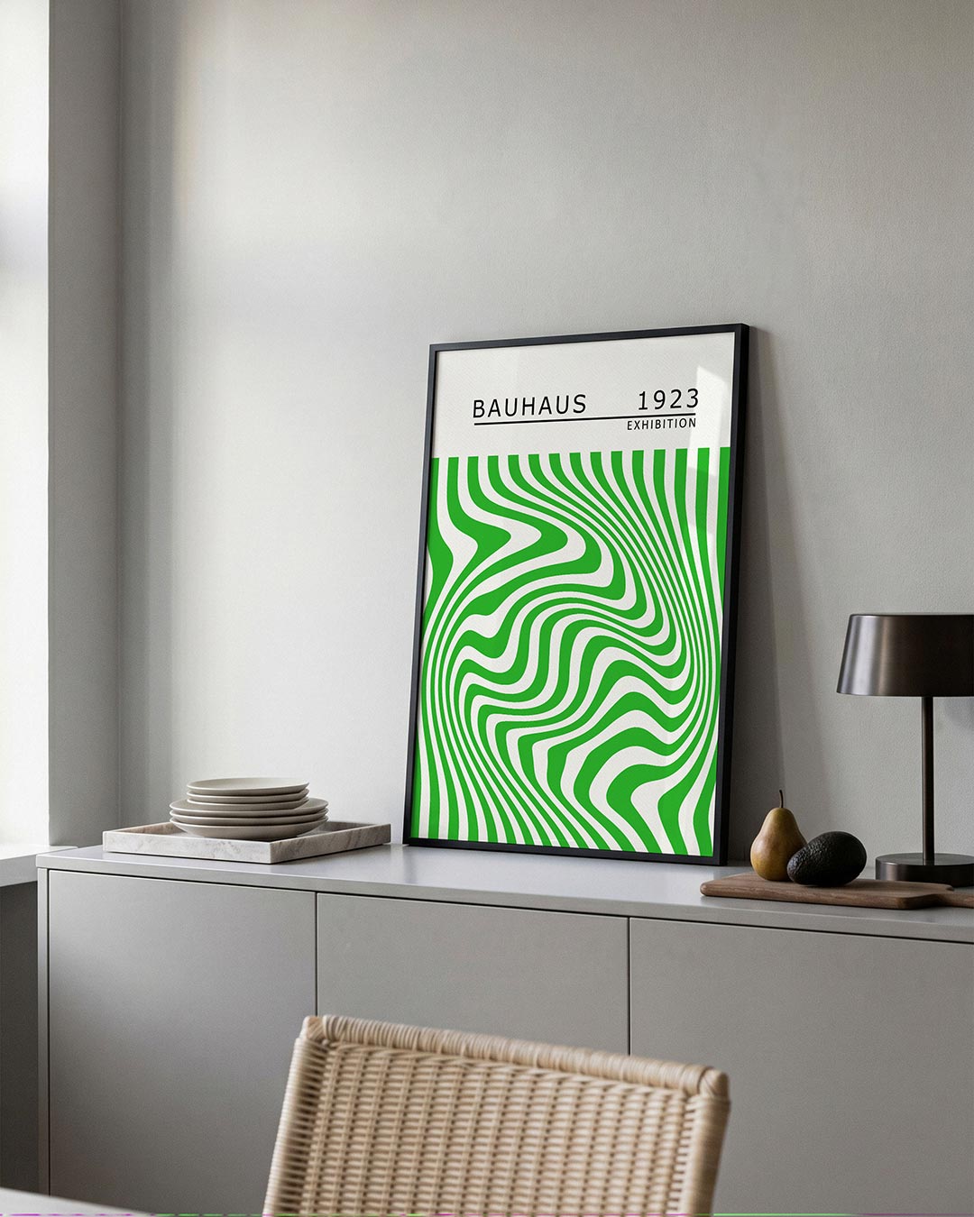 Golvend lijnenspel Poster