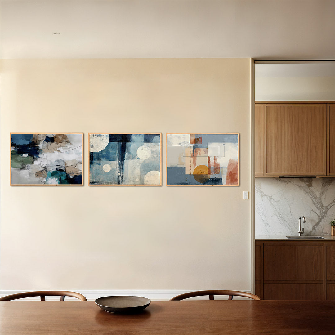 Kleur en lijnenspel Posterset