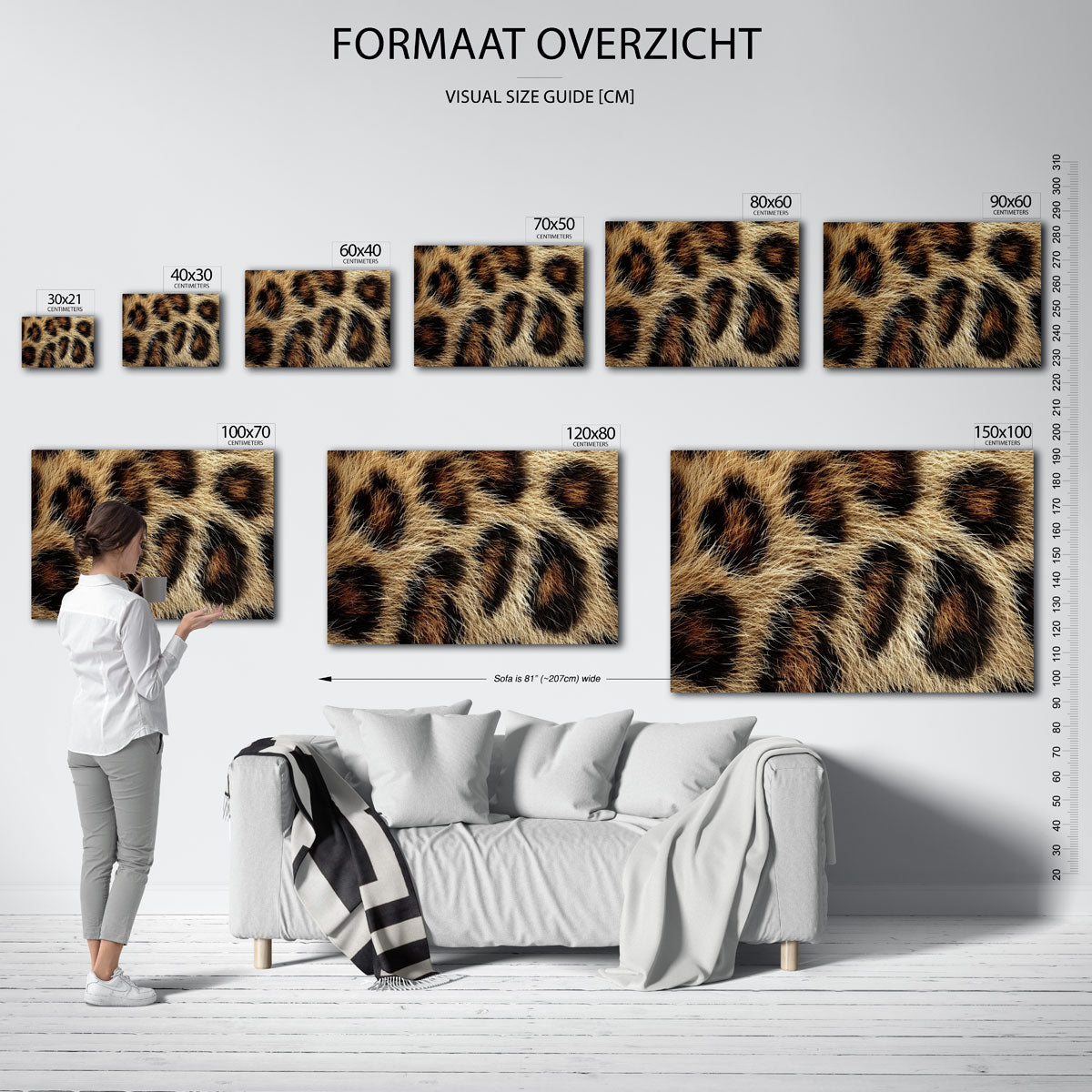 Luipaardprint Poster
