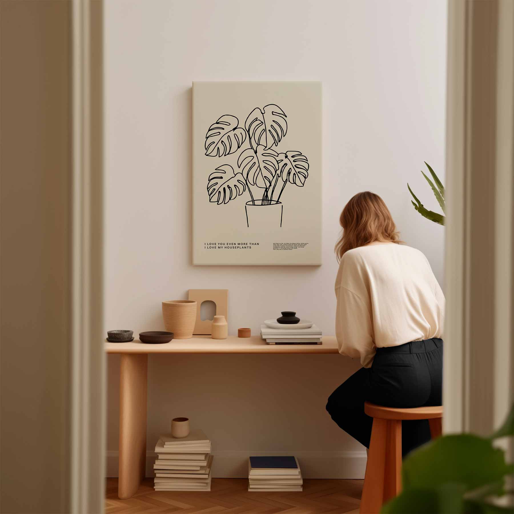 Liefde voor Kamerplanten Poster