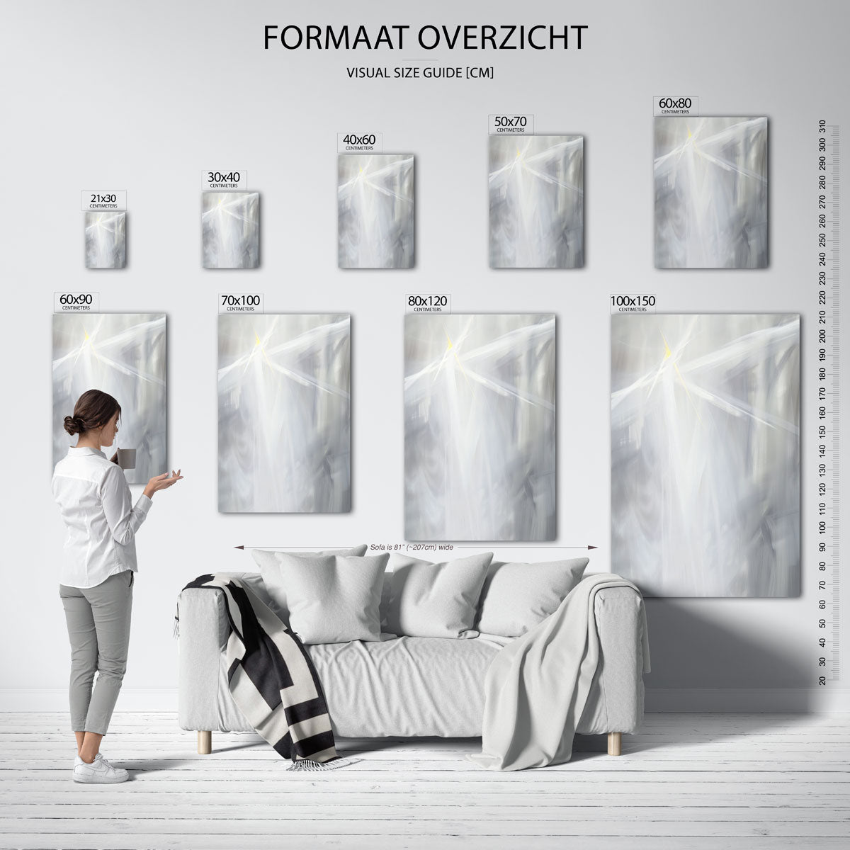 Abstracte lijnen Poster
