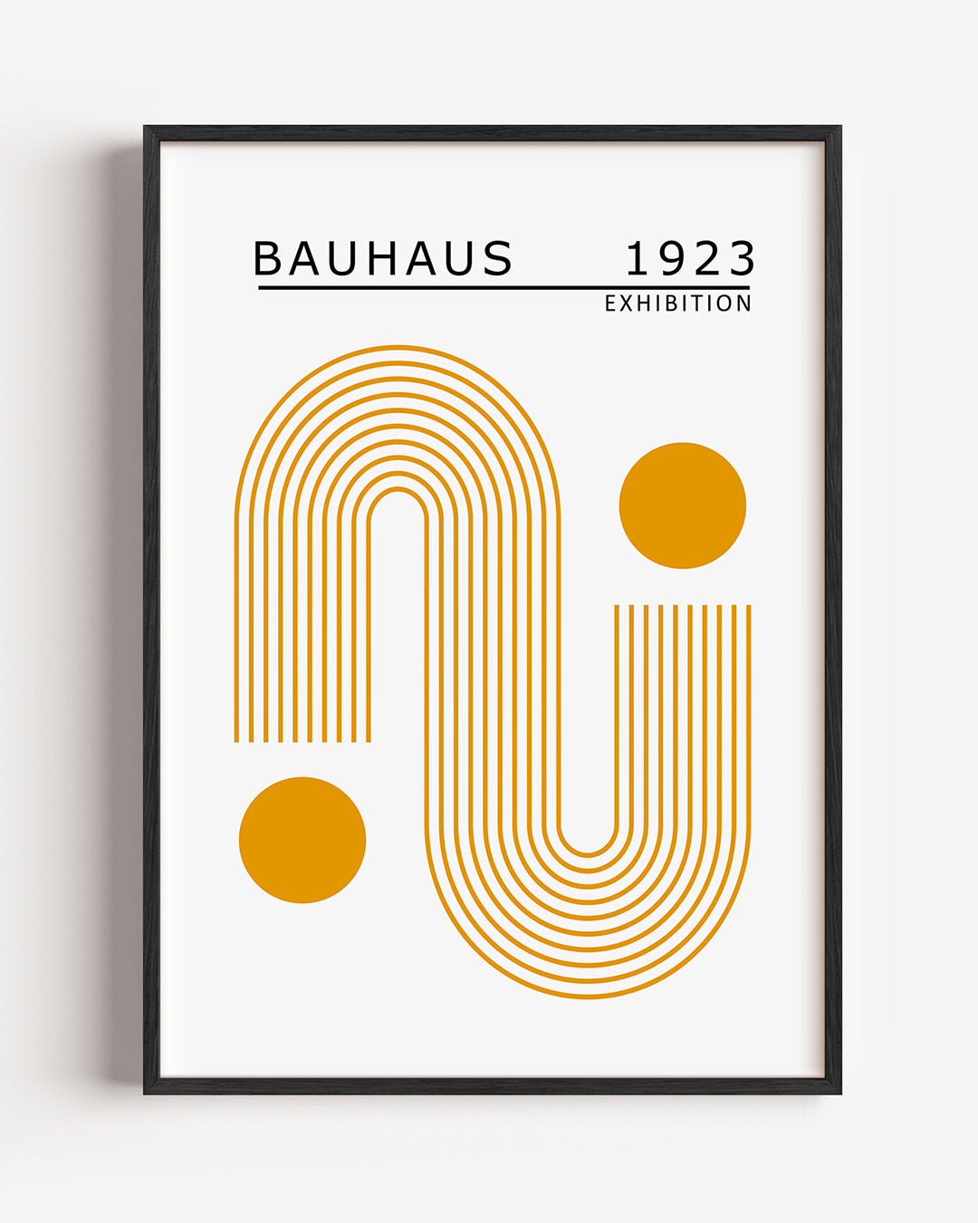 Lijnen en cirkels Poster