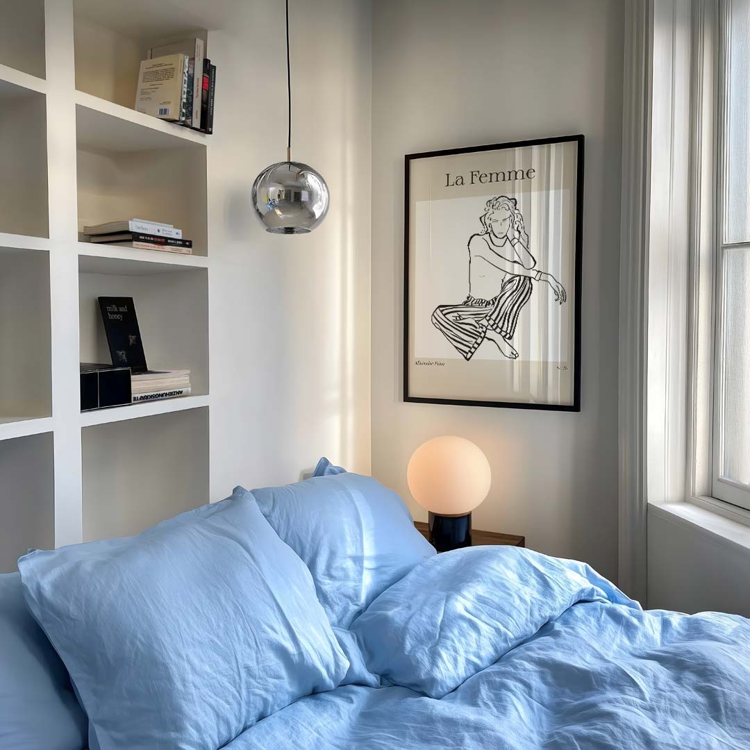 Elegante Minimalistische Vrouwenposter-WallArtistic