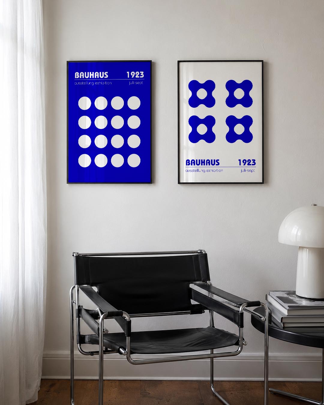 Cirkels en blauw Posterset