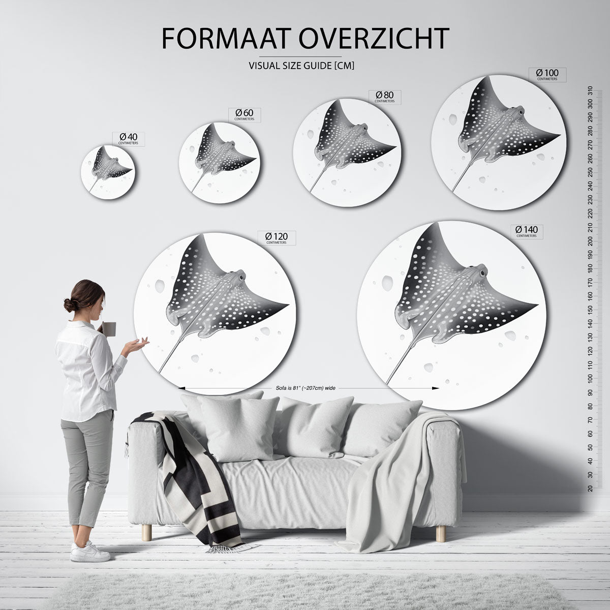 Pijlstaartrog Muurcirkel