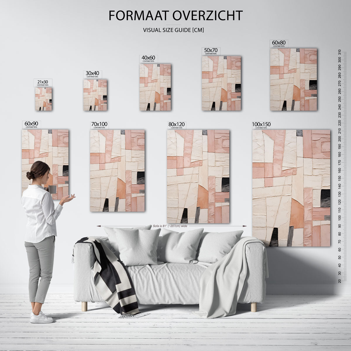 Abstracte vormen Poster