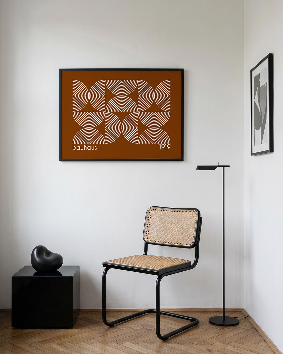 Cirkelritme en lijnen Poster