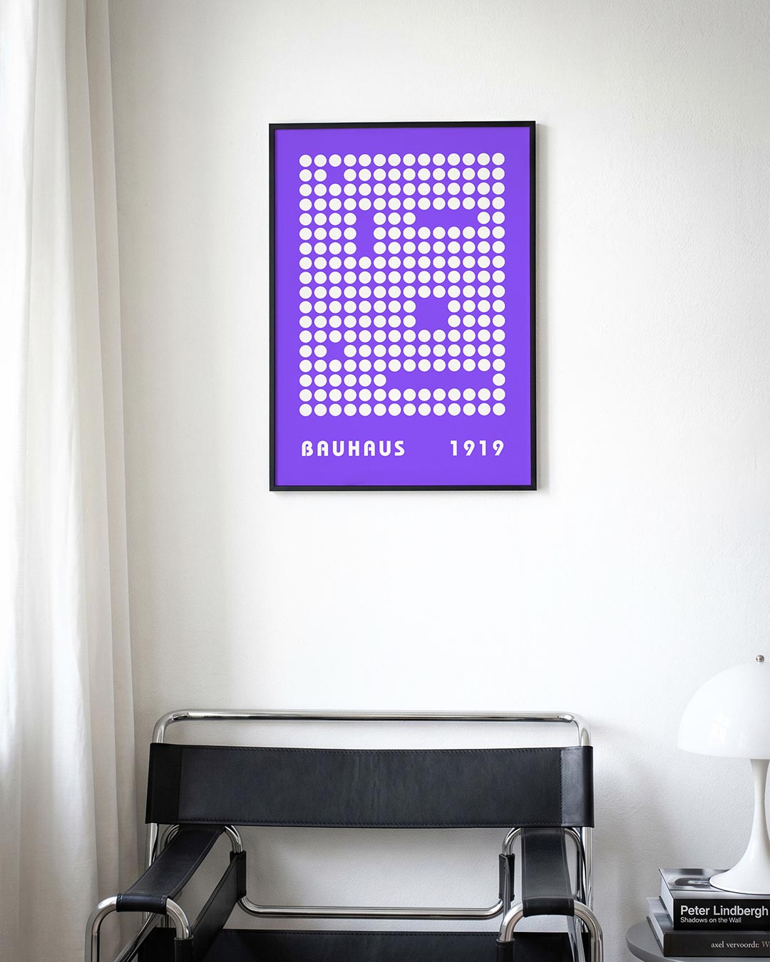Cirkelpatroon paars Poster