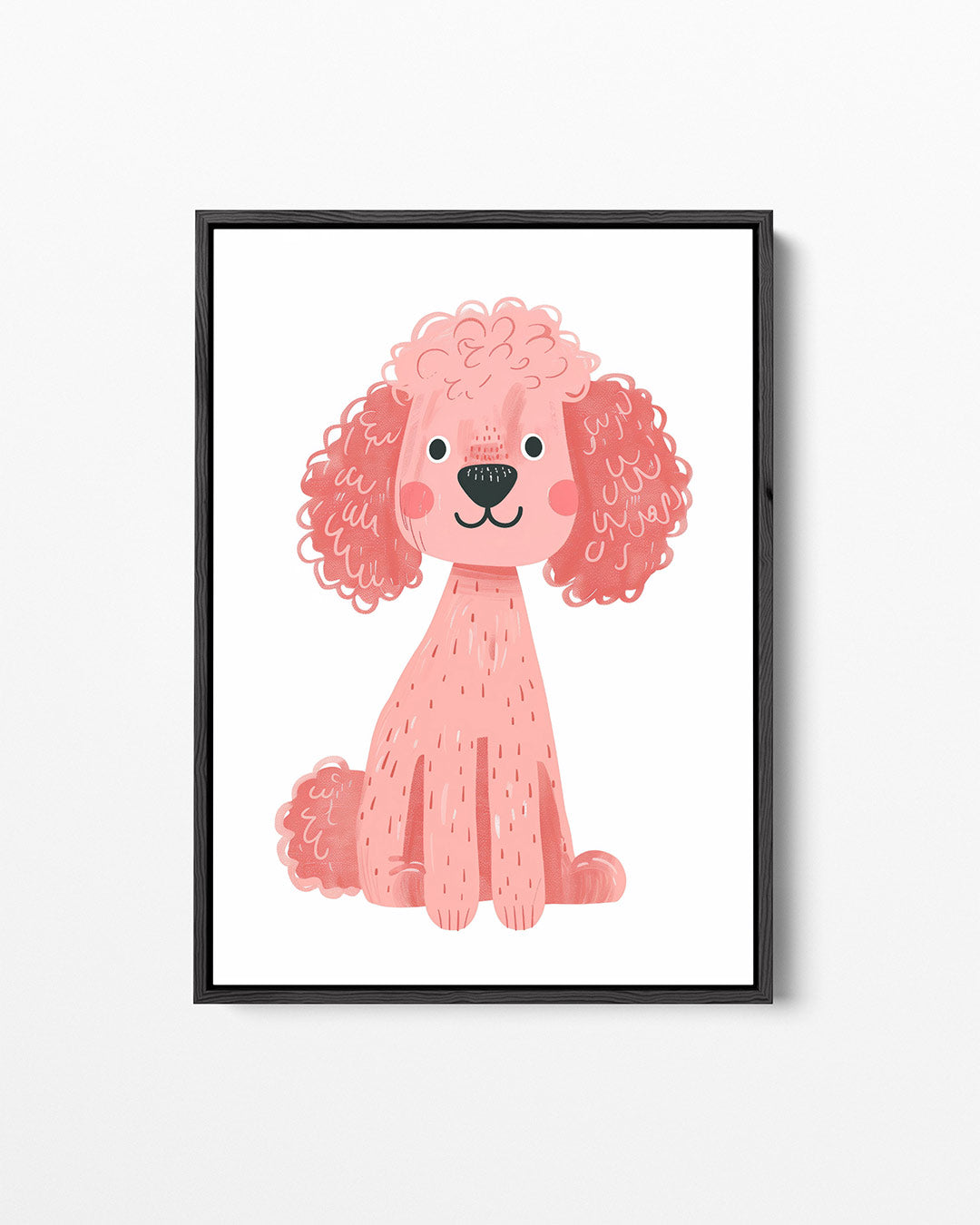 Vrolijke hond illustratie Kunstwerk