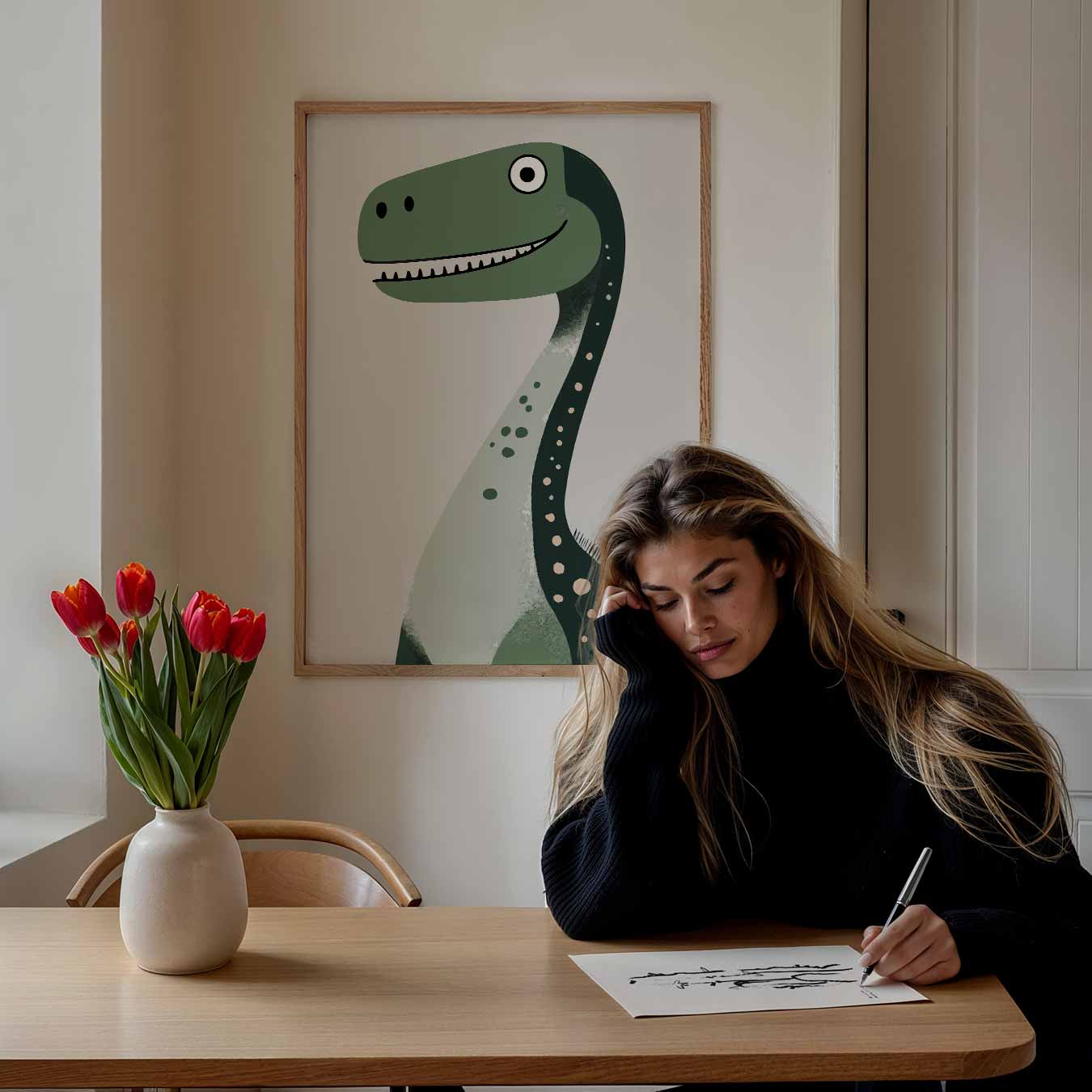 Humoristische Dino Poster-WallArtistic