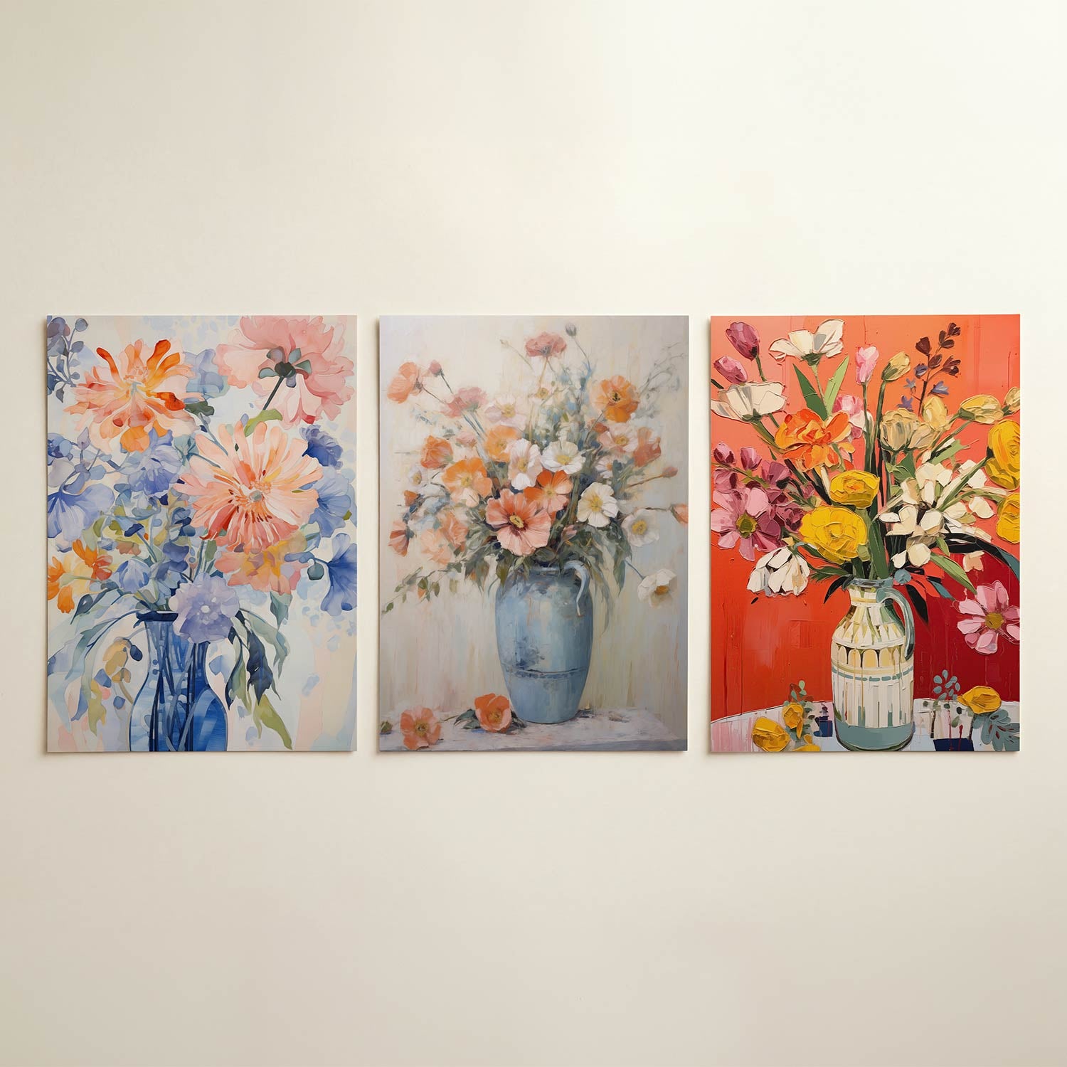 Bloemrijke kleurexplosie Posterset