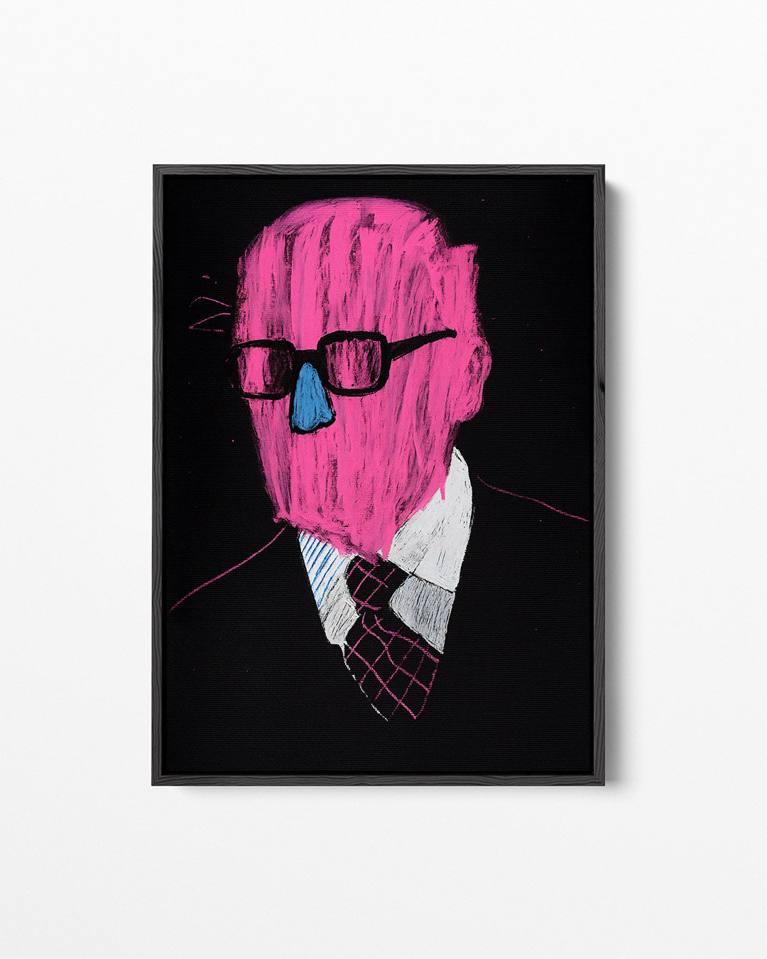 Kleurrijk portret Kunstwerk