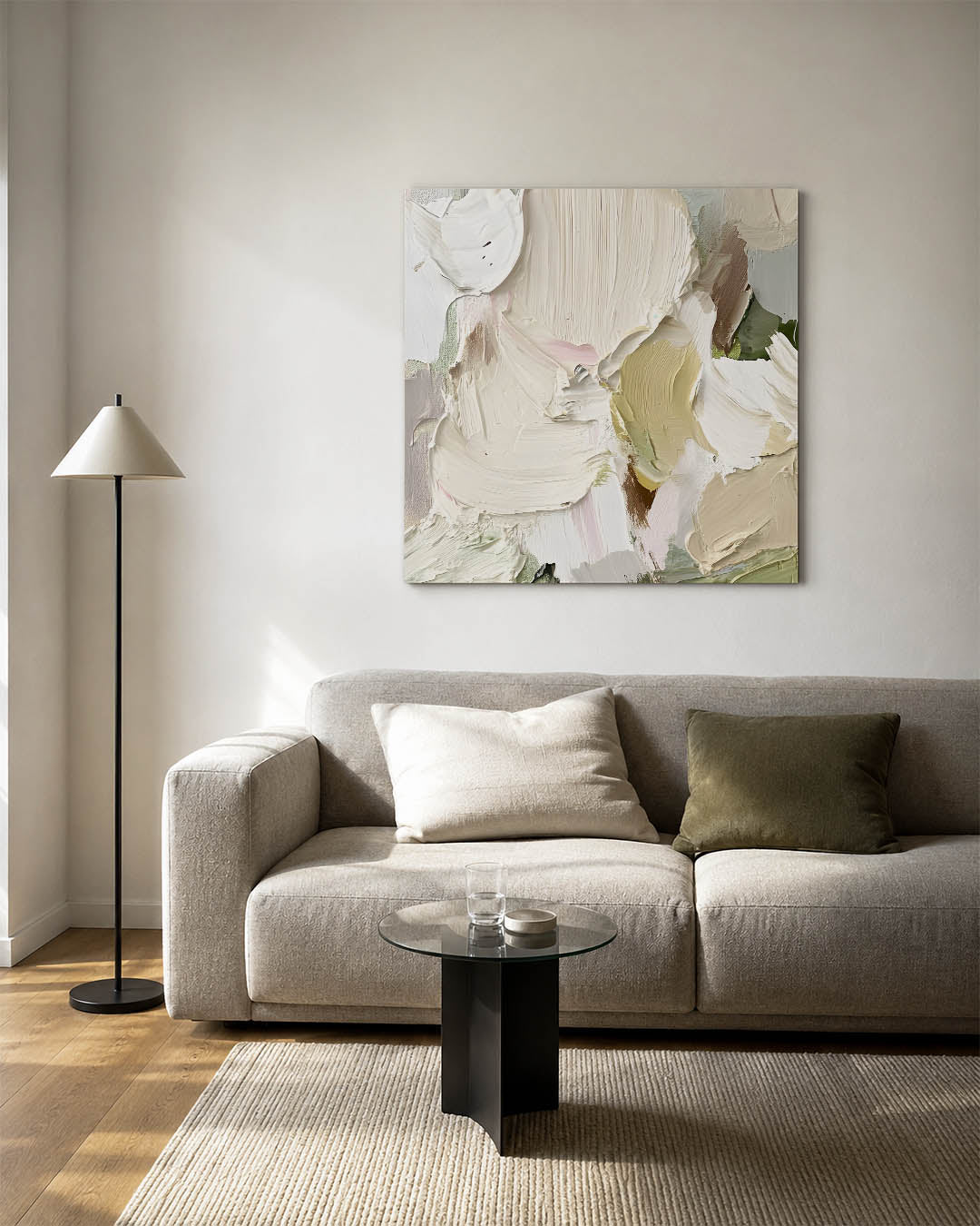 Organische kleurencompositie Kunstwerk