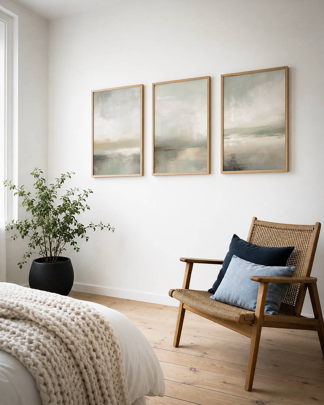 Zachte kleurvlakken Posterset