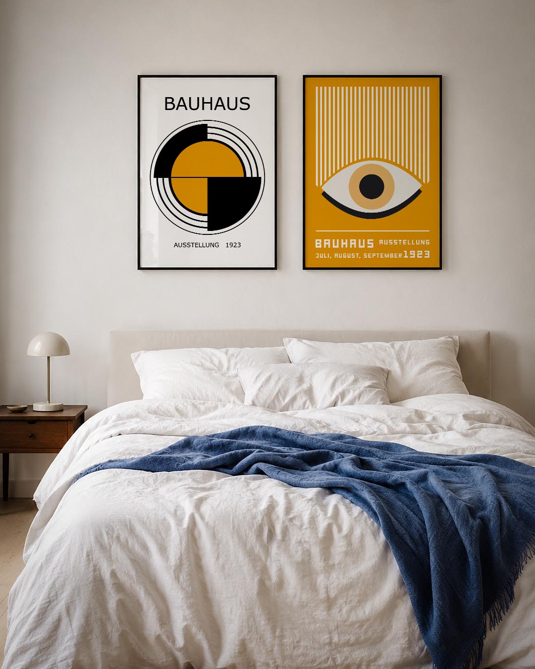 Cirkelstructuur en lijnen Posterset