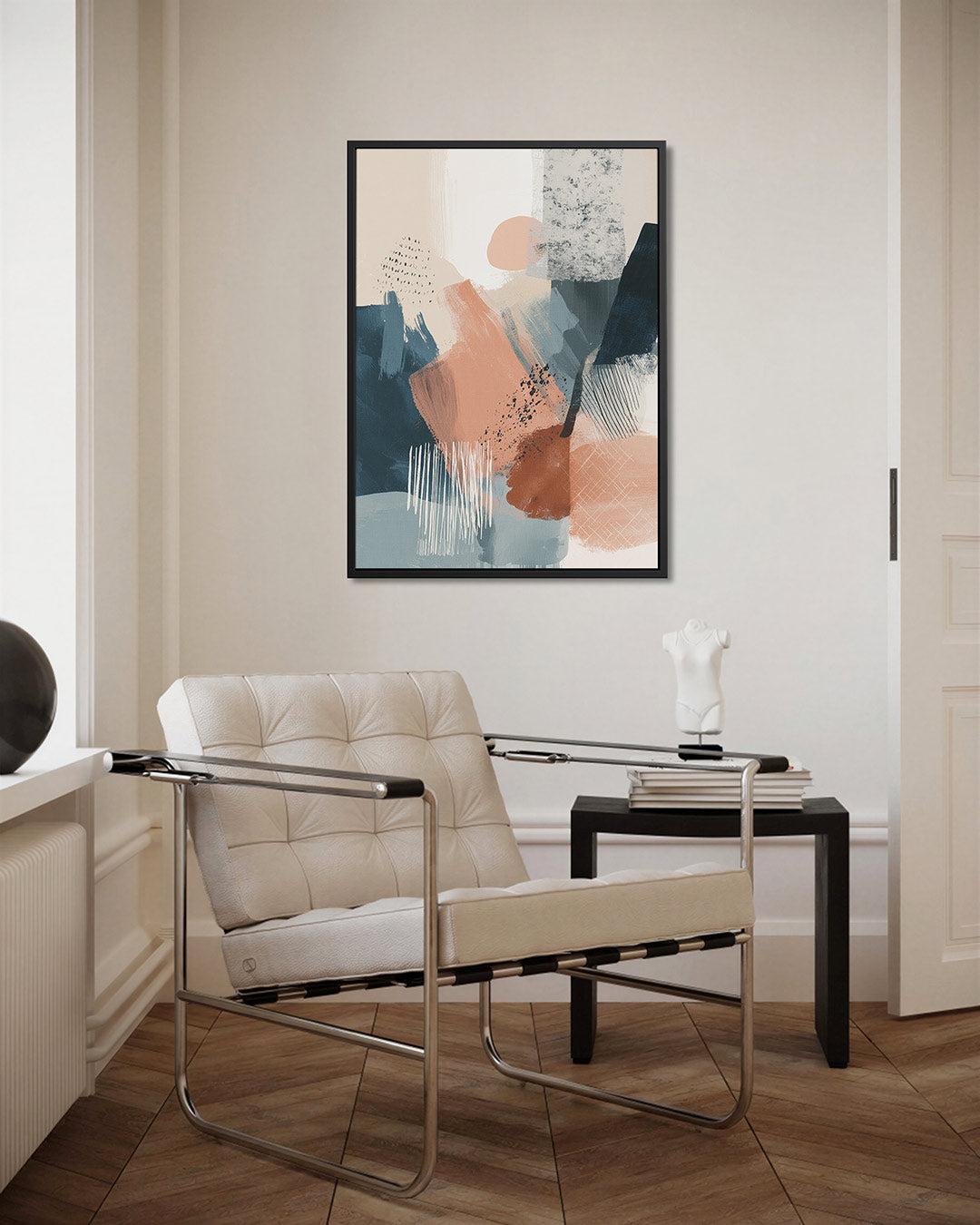 Dynamische kleurvlakken Kunstwerk