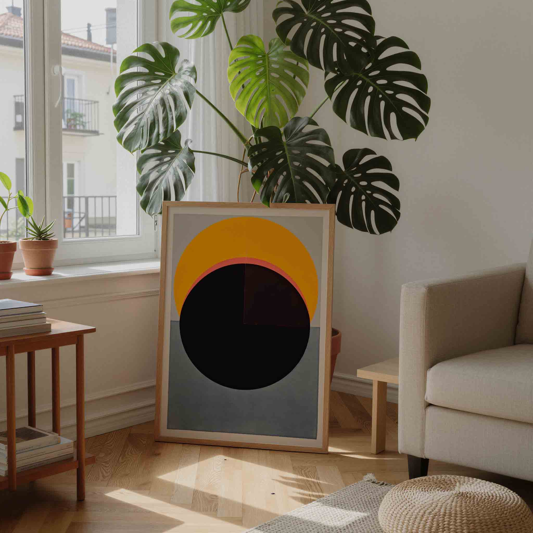 Geometrische cirkel Poster