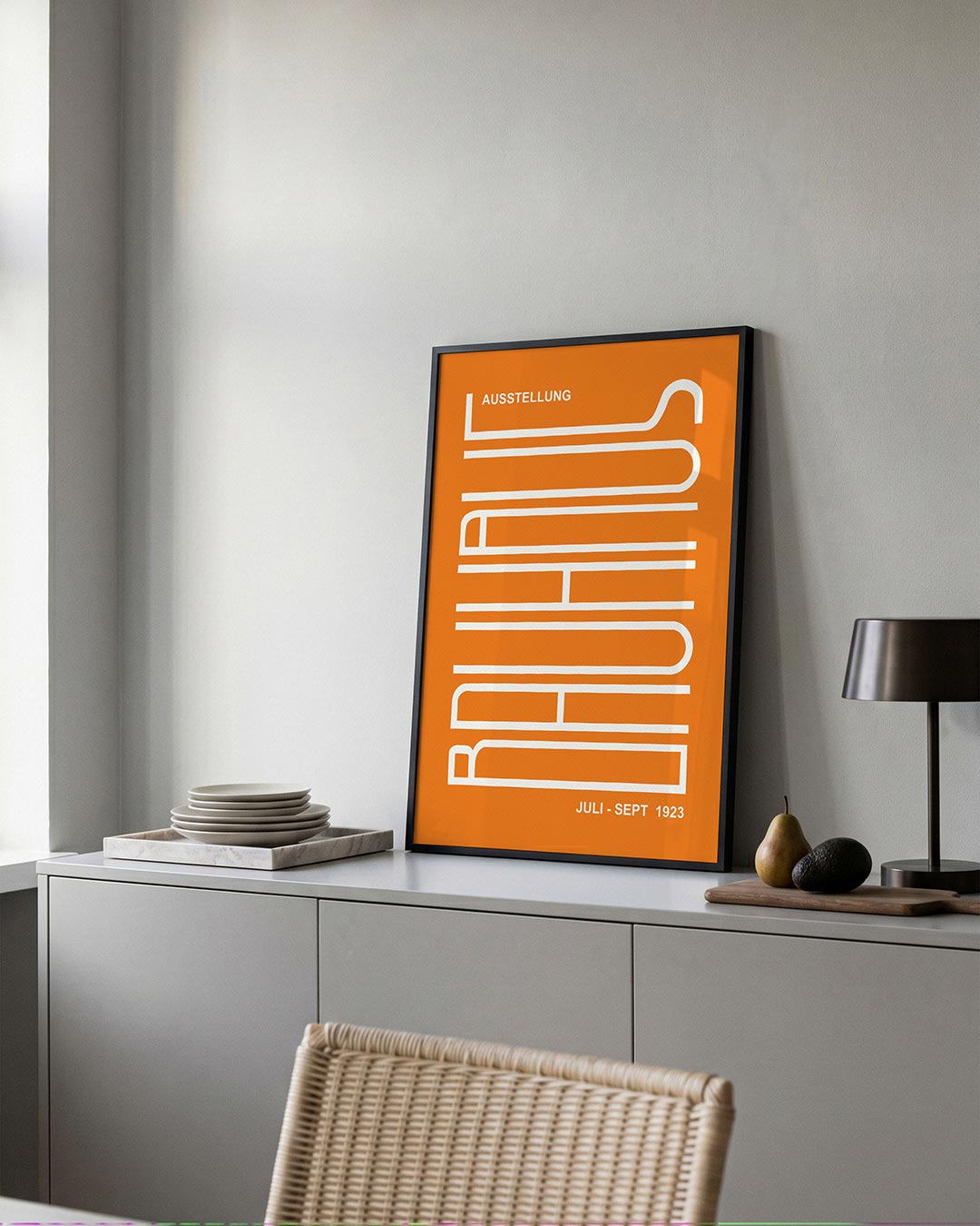 Lijnen en kleurvlakken Poster