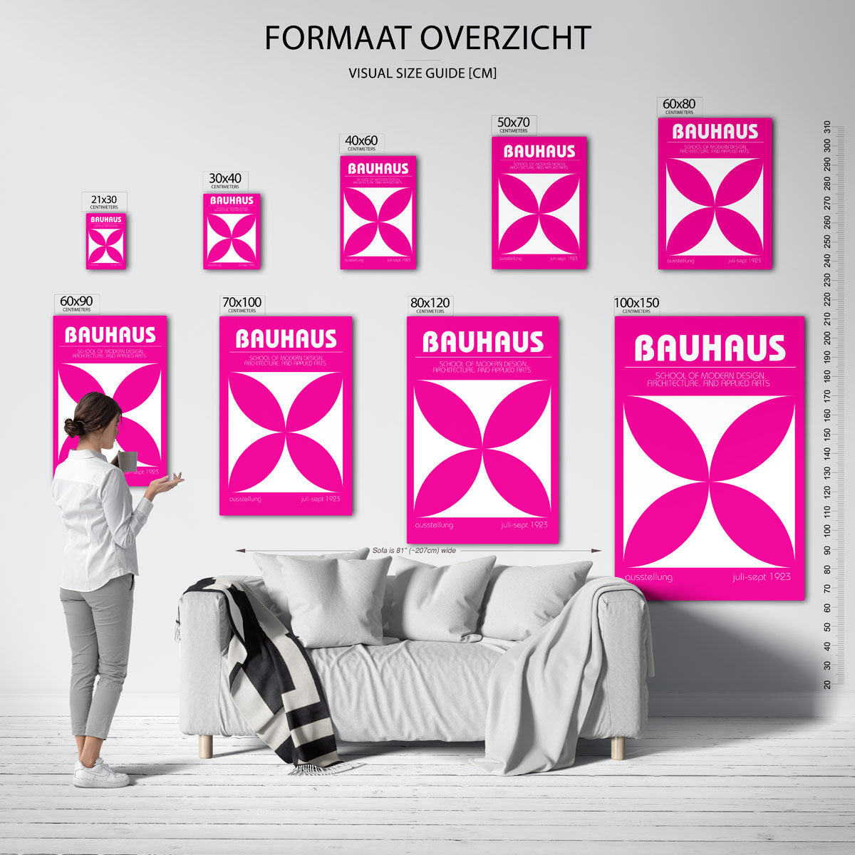 Vormen en vlinders Poster