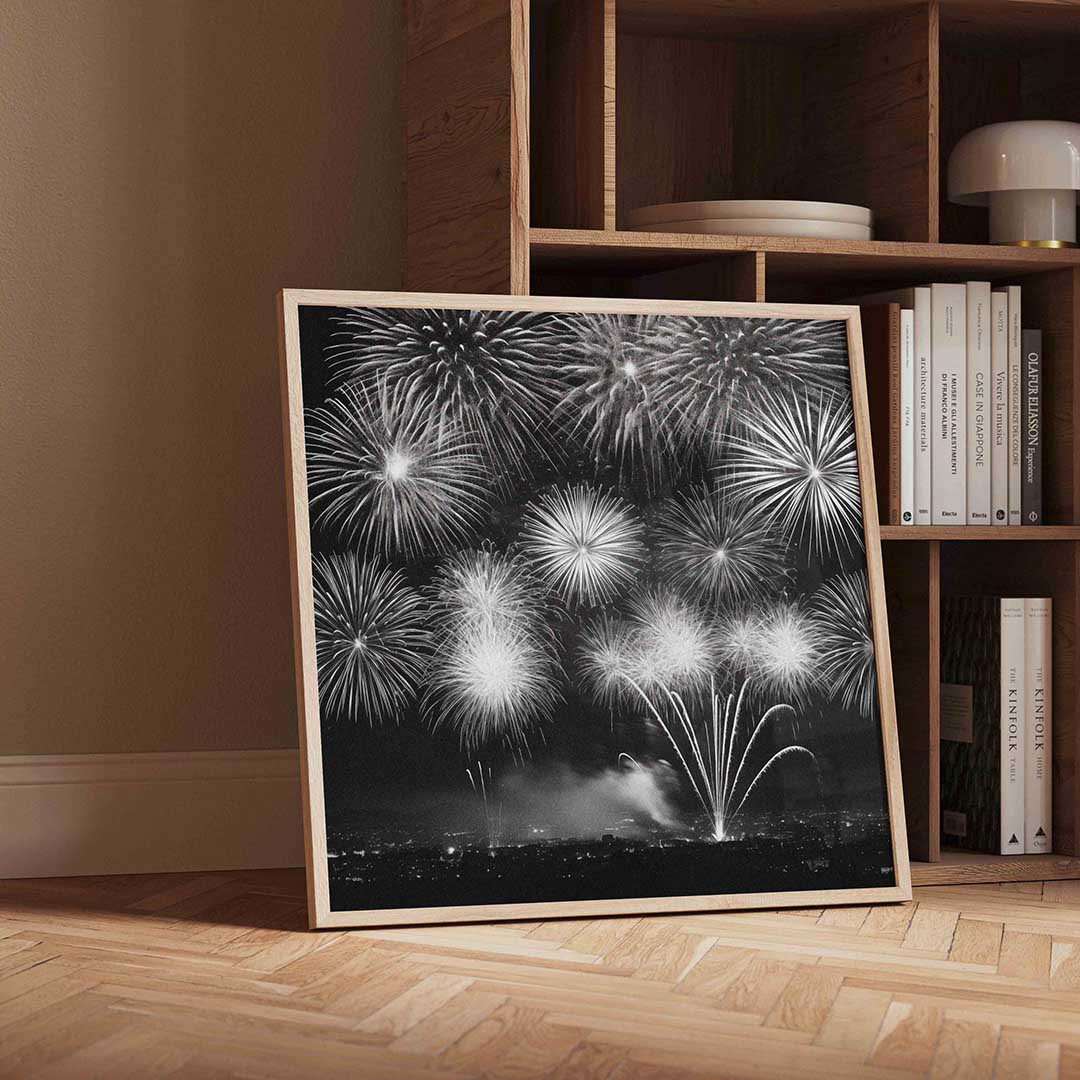 Vuurwerk explosie Poster