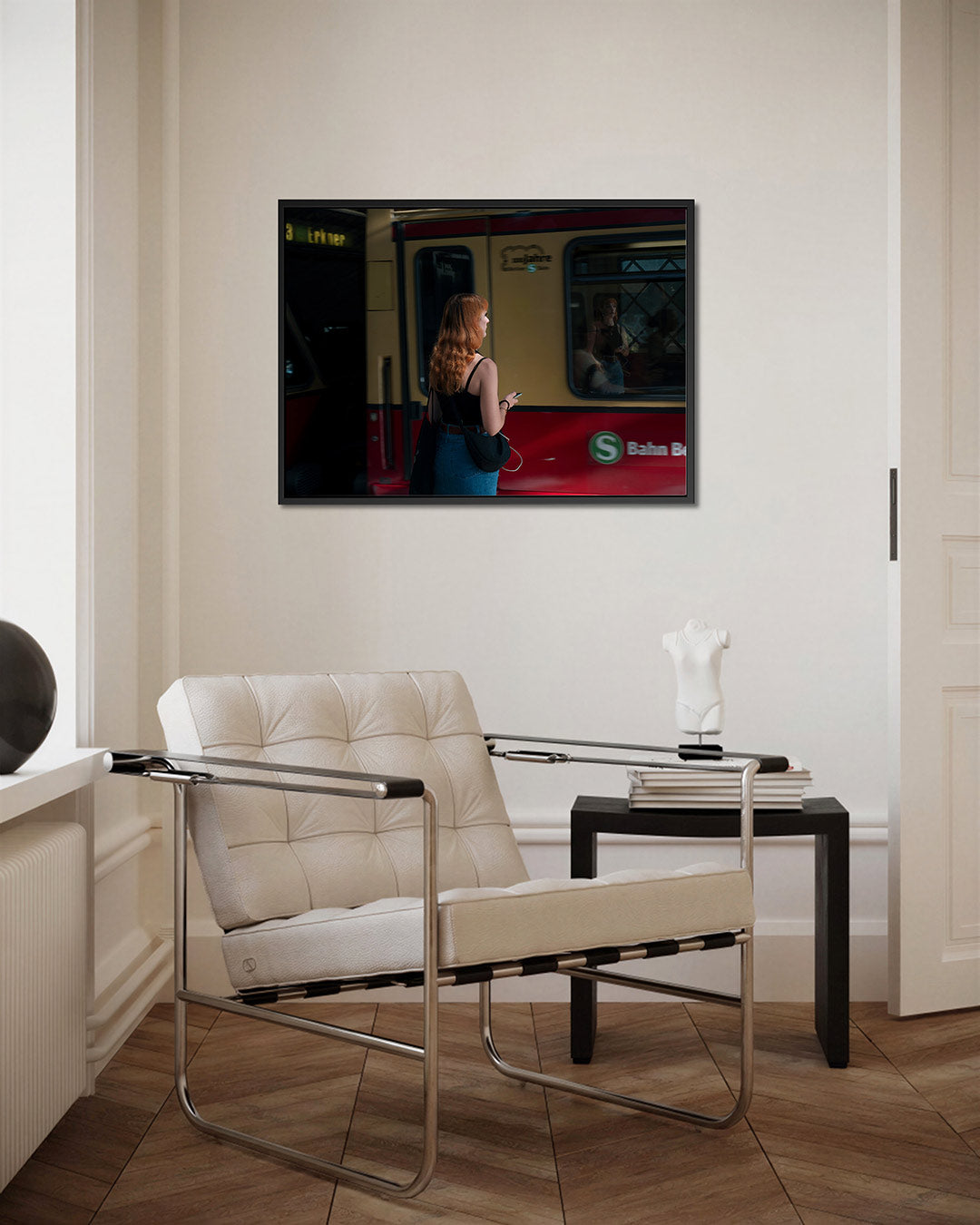 Stadsleven moment Kunstwerk