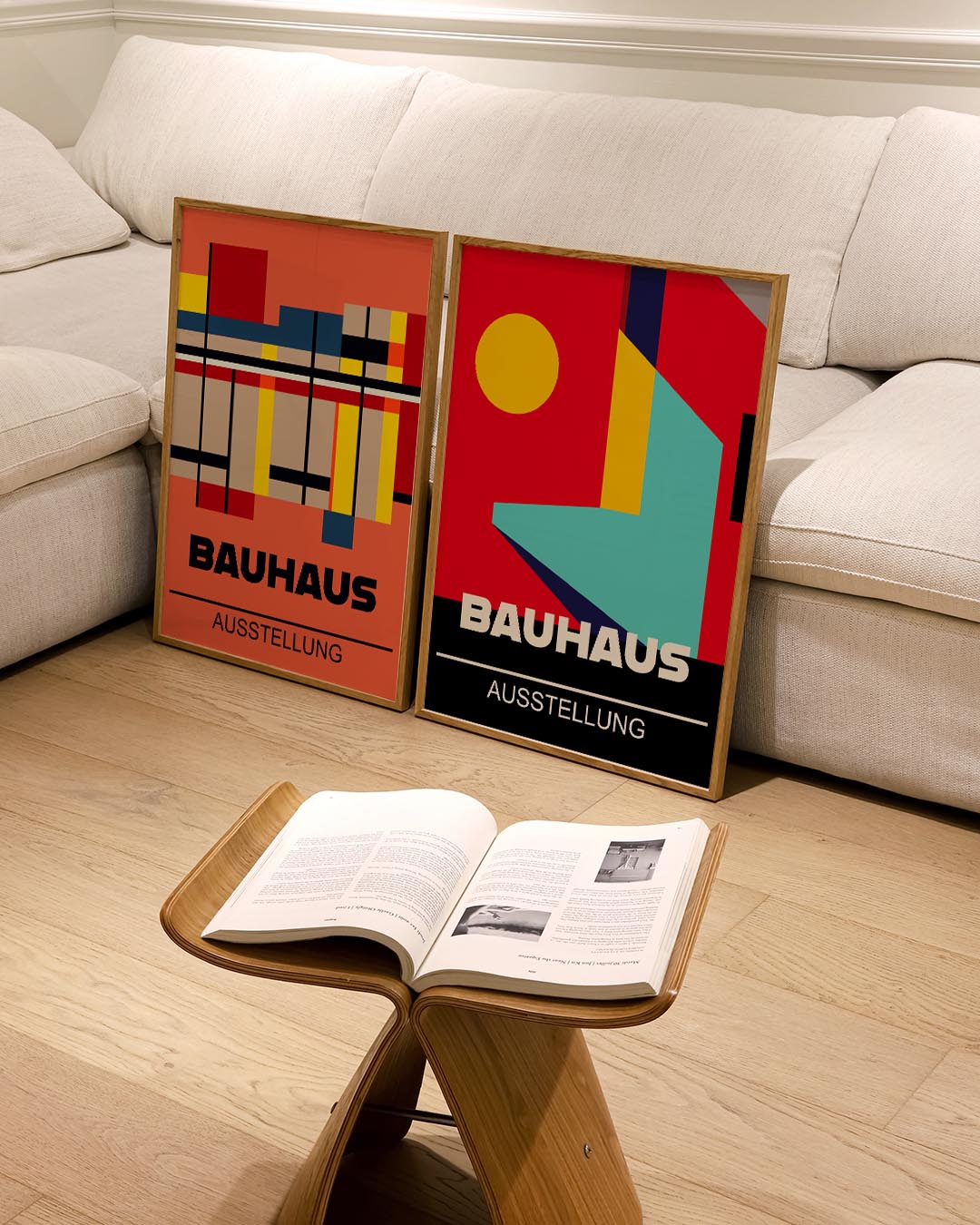 Vormen en kleurvlakken Posterset