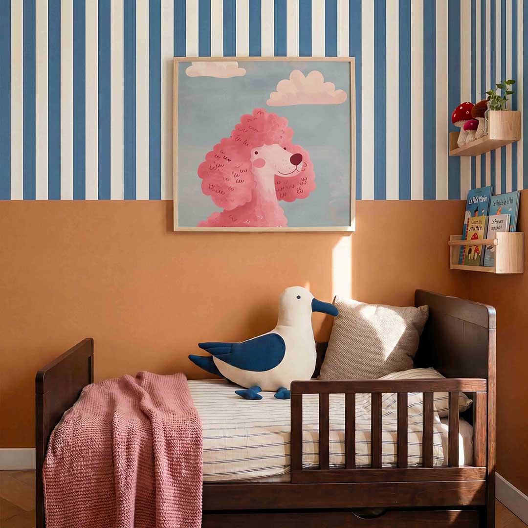 Roze poedel Poster