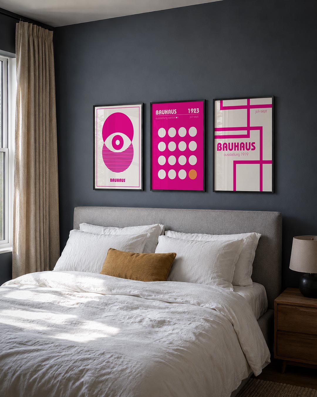 Cirkel en strepen Posterset