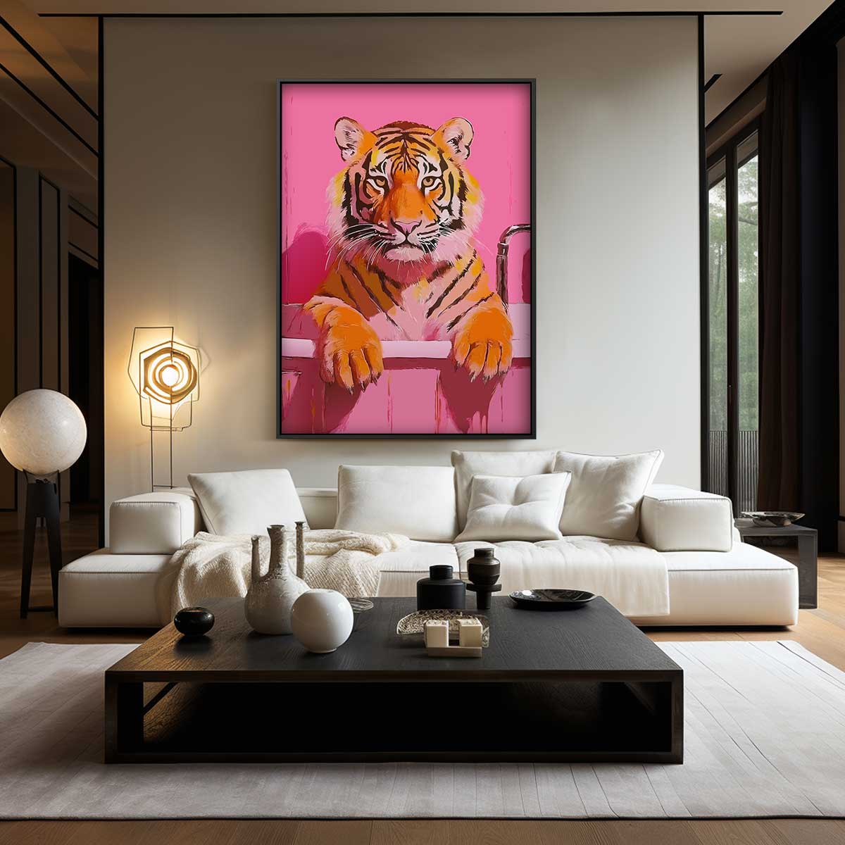 Tiger in the Bath Artwork