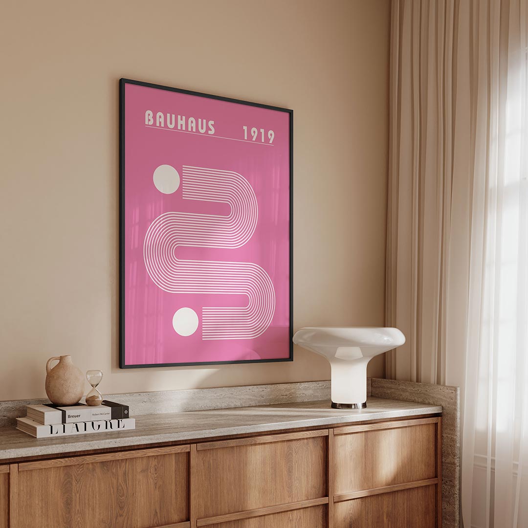 Lijnen en vormen Poster
