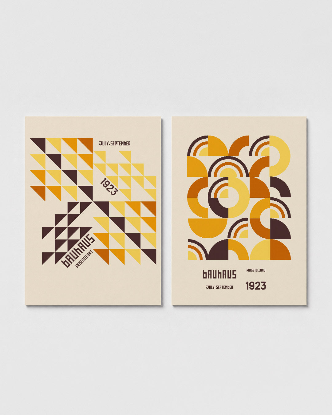 Driehoekige ritmes Posterset