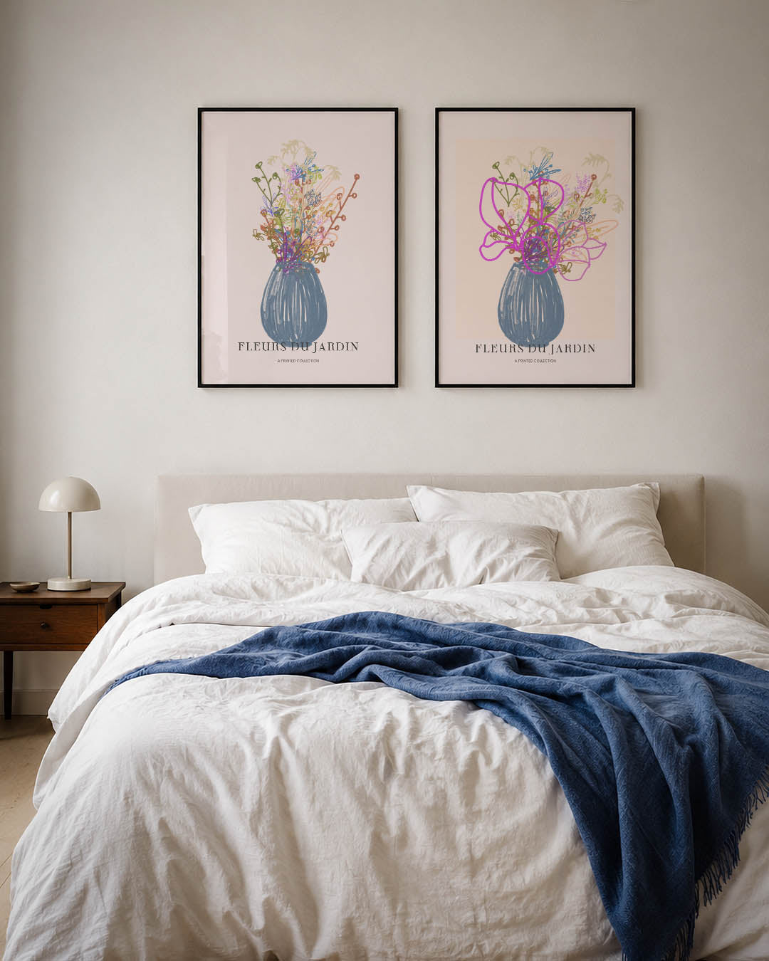 Bloemrijke vaas Posterset