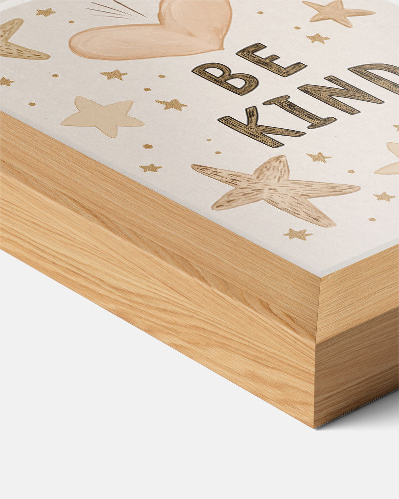Inspirerende Be Kind Sterren Poster-WallArtistic