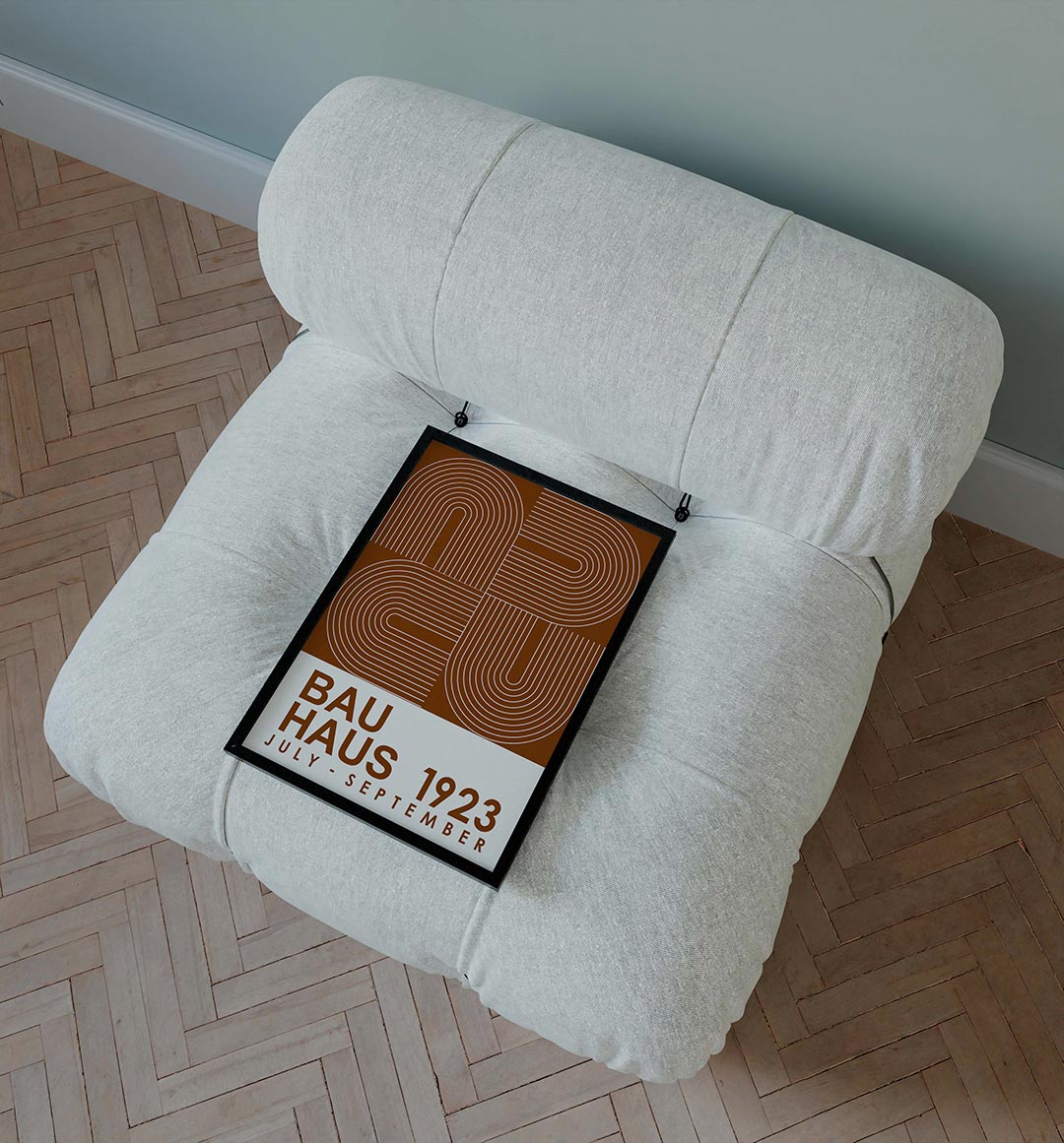 Lijnen en vlakkenspel Poster