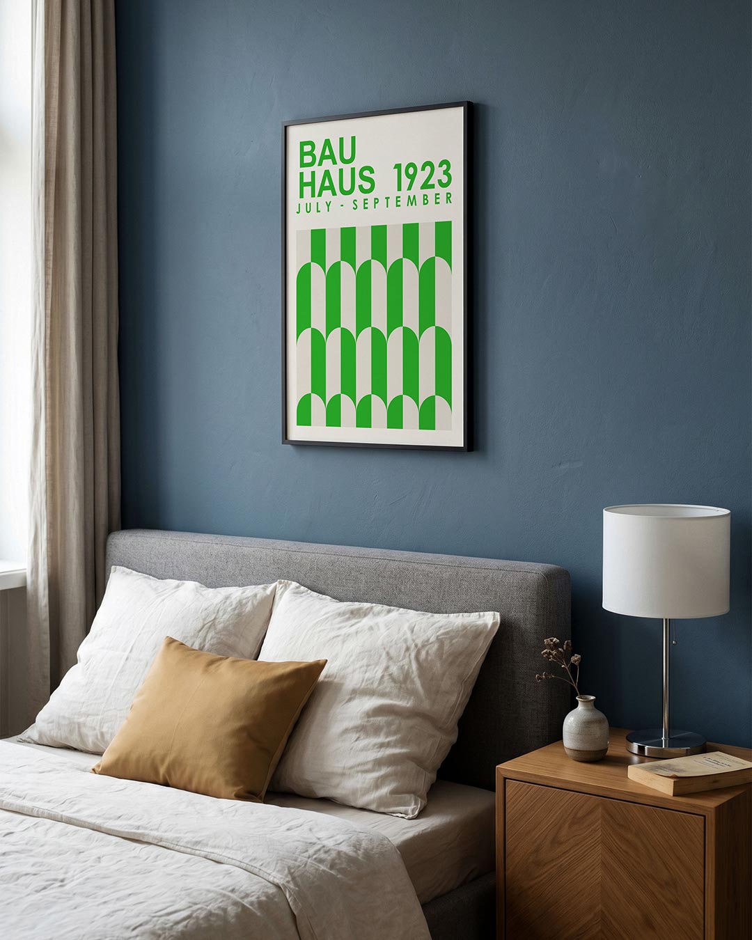 Groene boogpatronen Poster