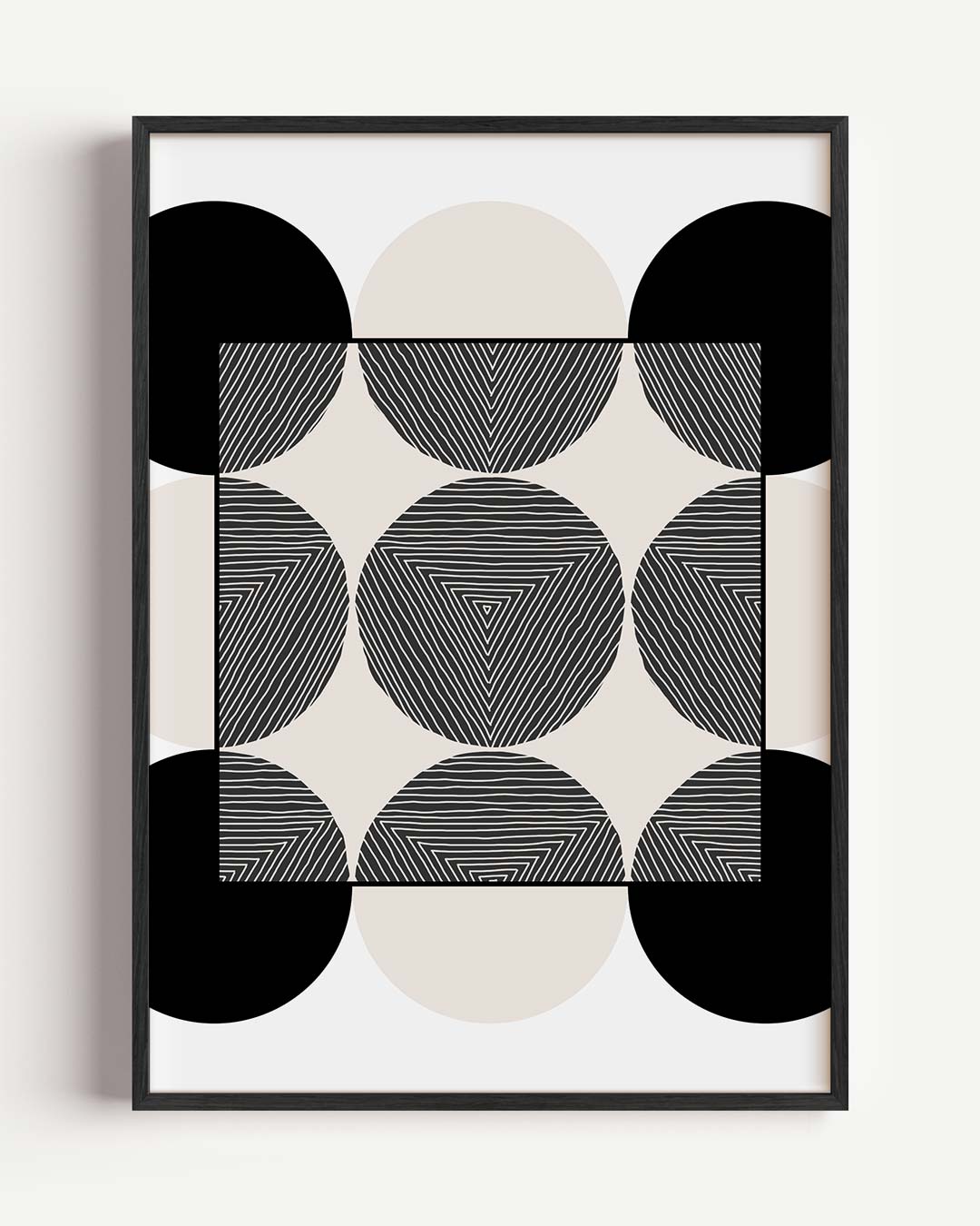 Geometrische Cirkel Poster-WallArtistic