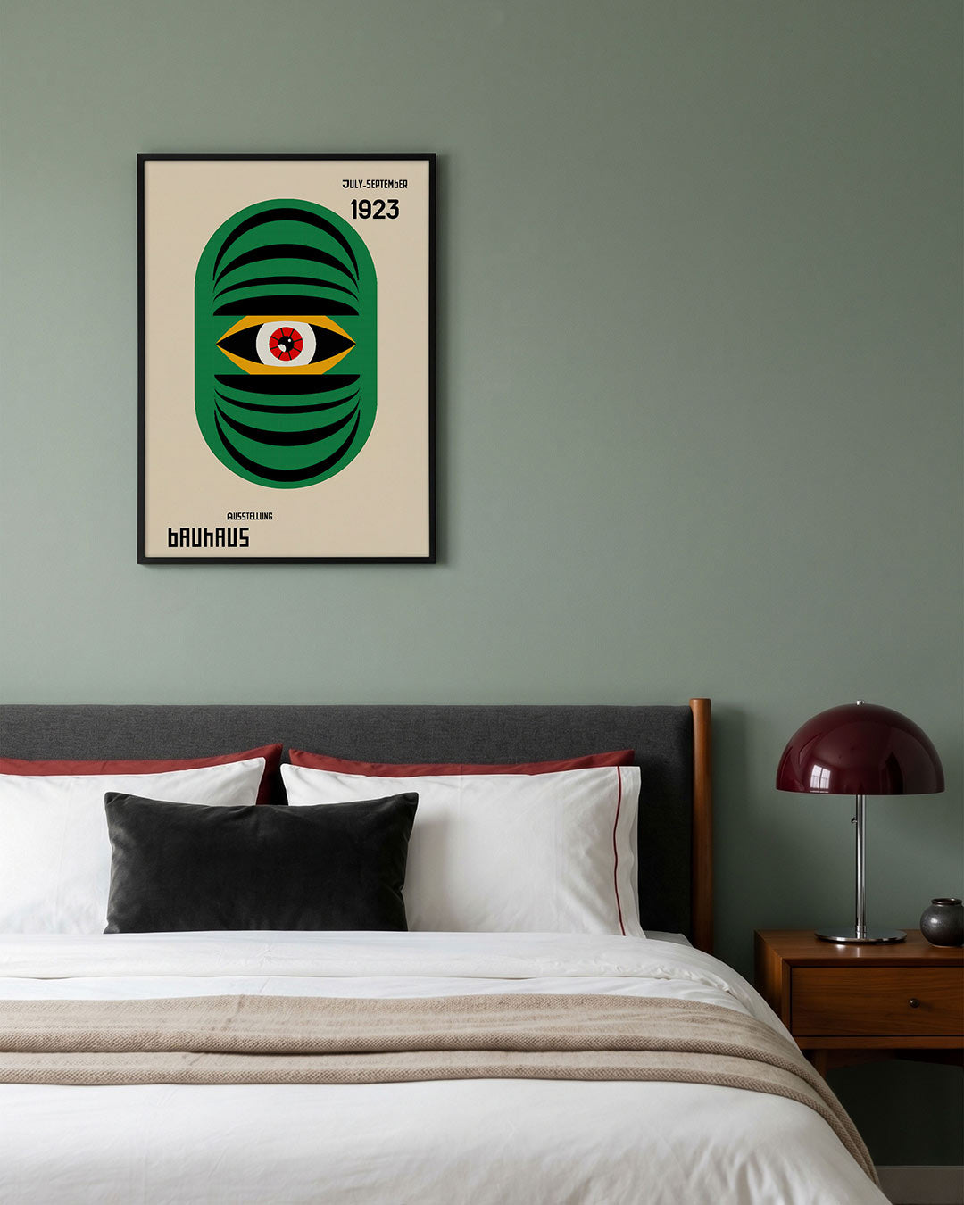 Oogvorm en lijnen Poster