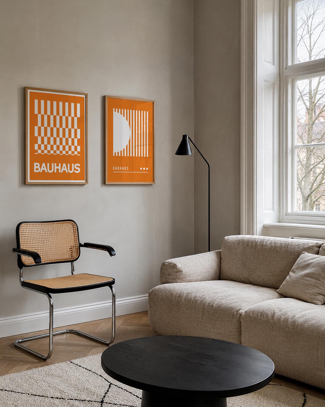 Kleurrijk vlakspel Posterset