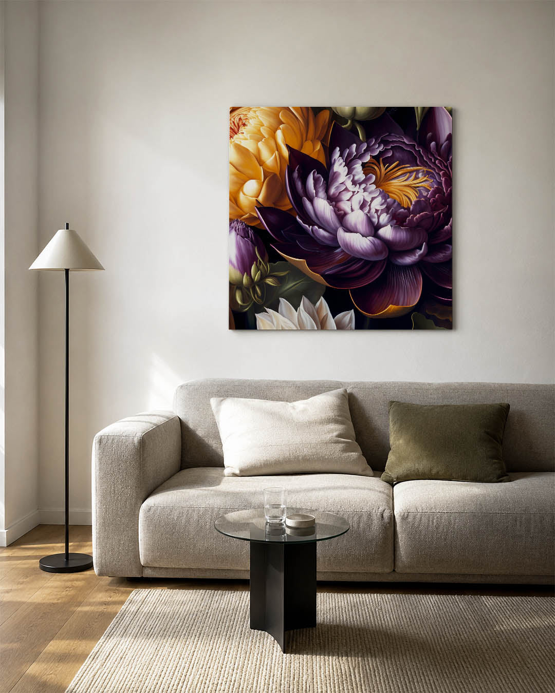 Bloemrijke harmonie Kunstwerk