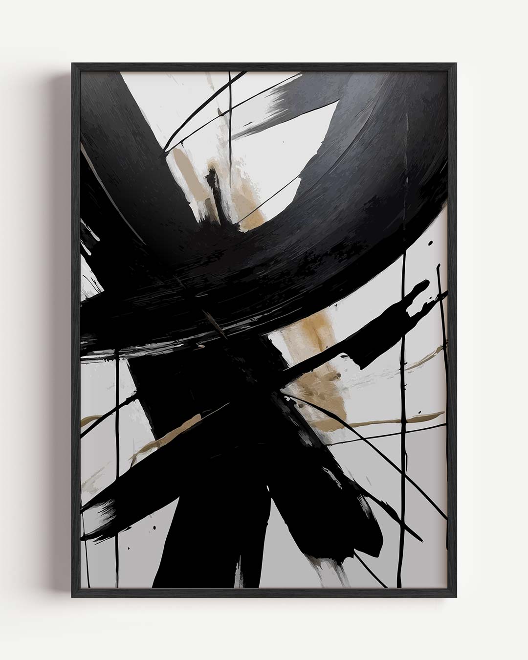 Moderne Abstracte Expressie Poster-WallArtistic