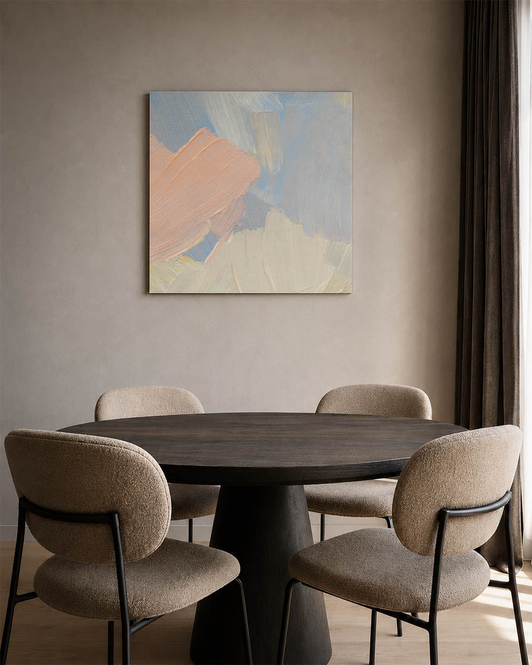 Zachte kleuren harmonie Kunstwerk
