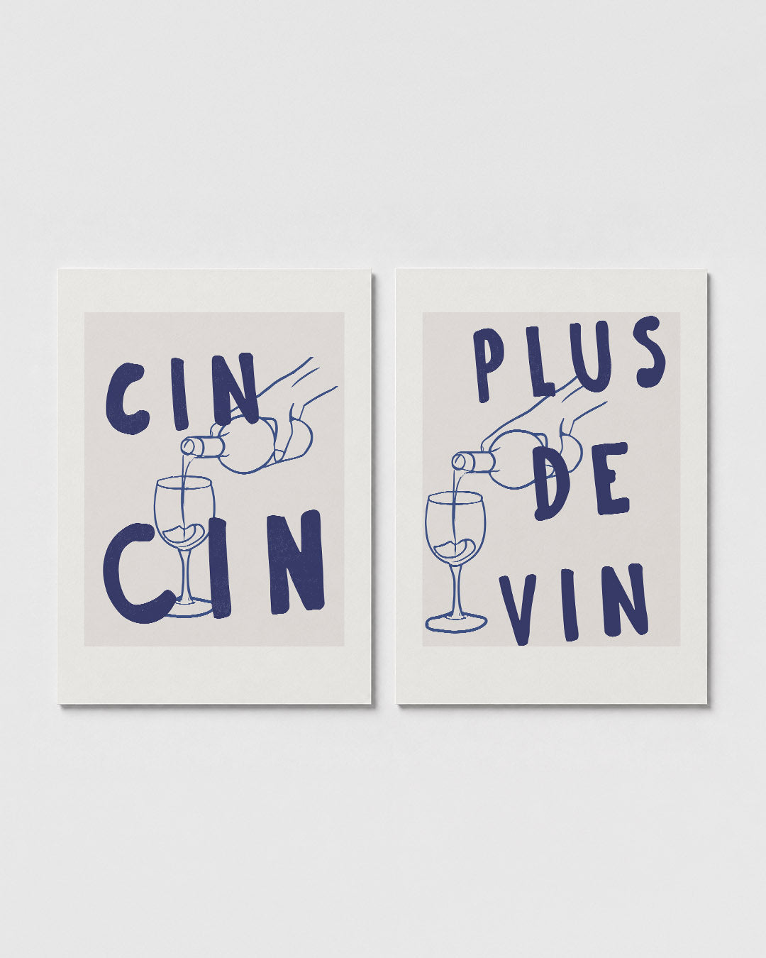 Vorm en cheers Posterset