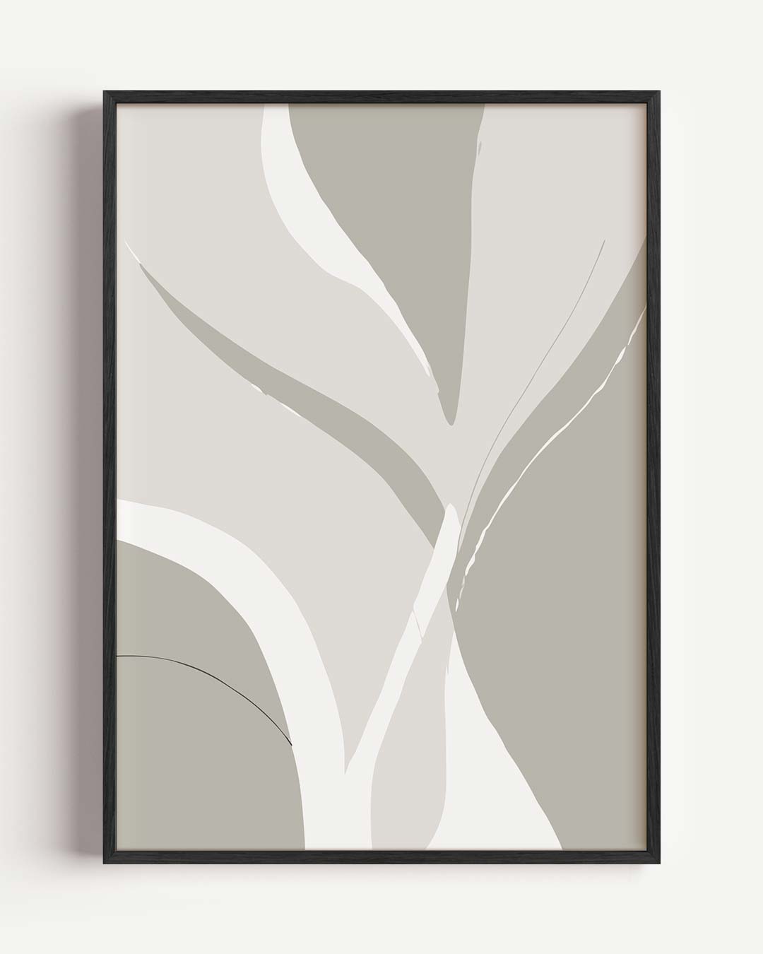 Elegante Abstracte Vormen Poster-WallArtistic