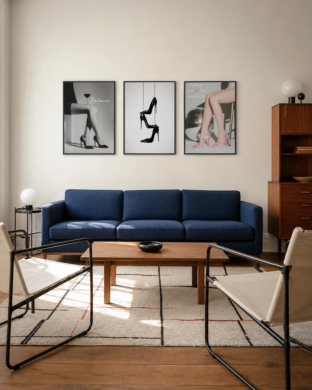 Elegante balans Posterset