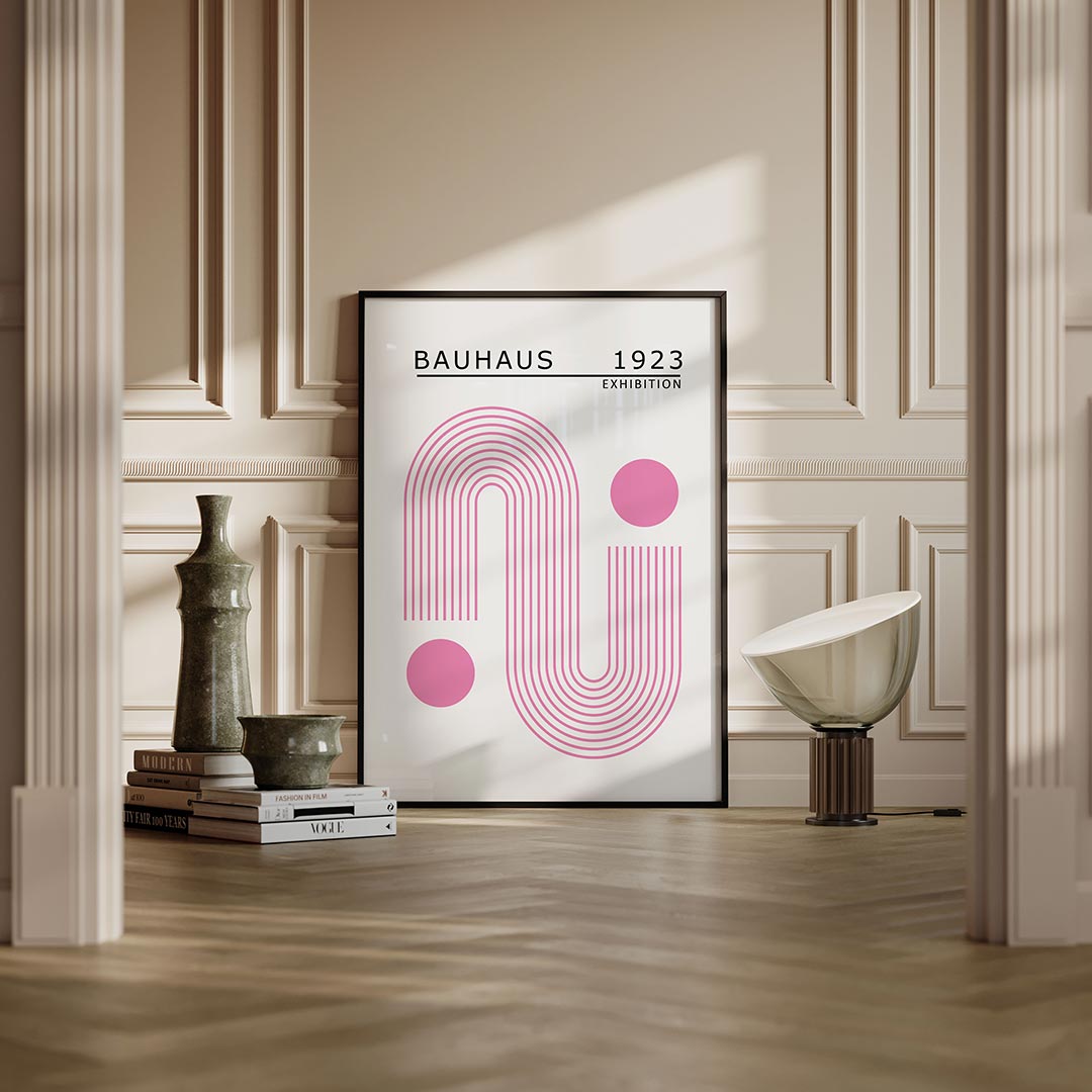 Lijnen en cirkels Poster