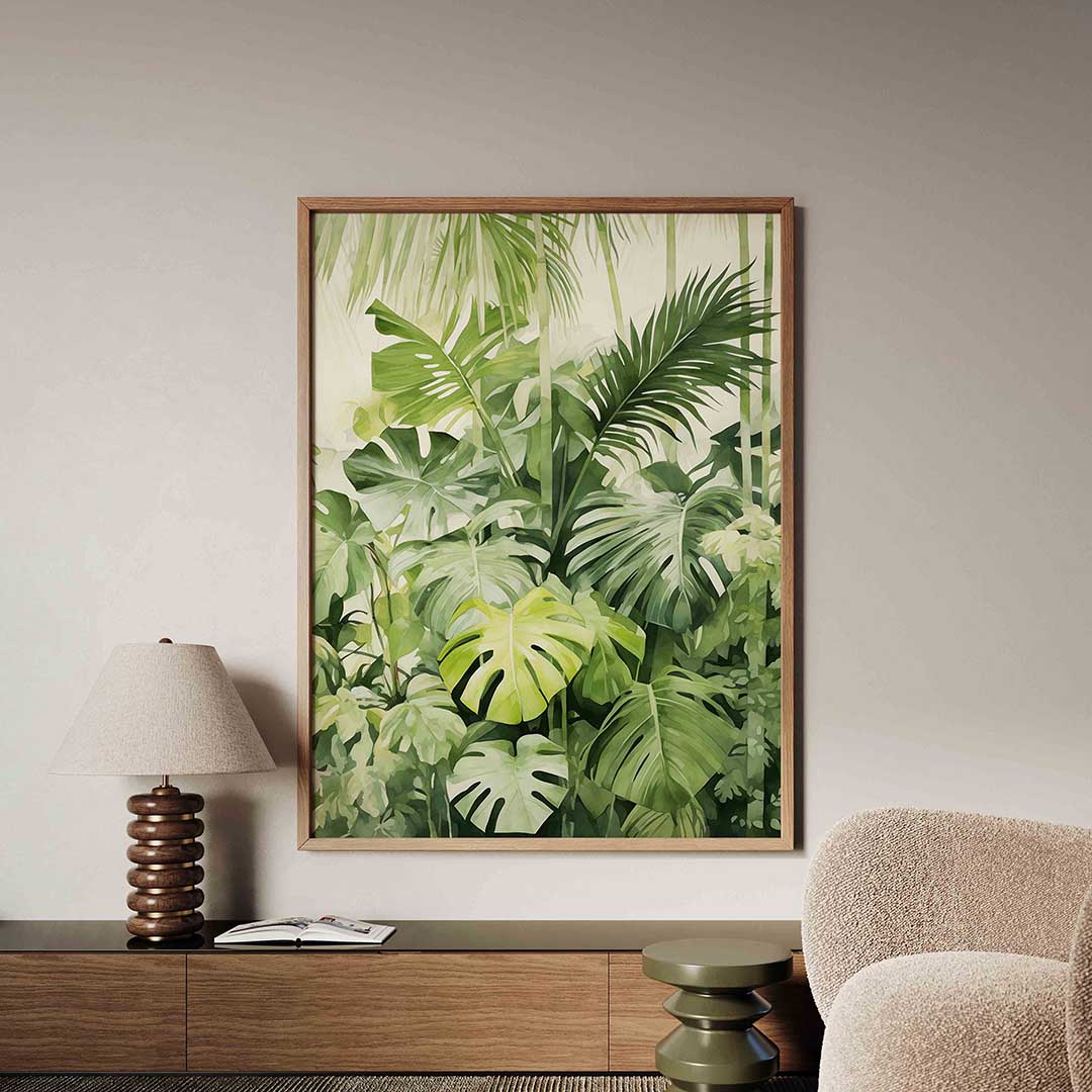 Tropische bladeren Poster